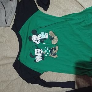 Mickey and Minnie Mouse shirt